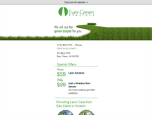 Tablet Screenshot of ever-greenservices.com